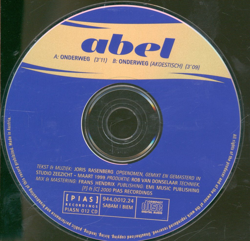 Abel - Onderweg - Cd