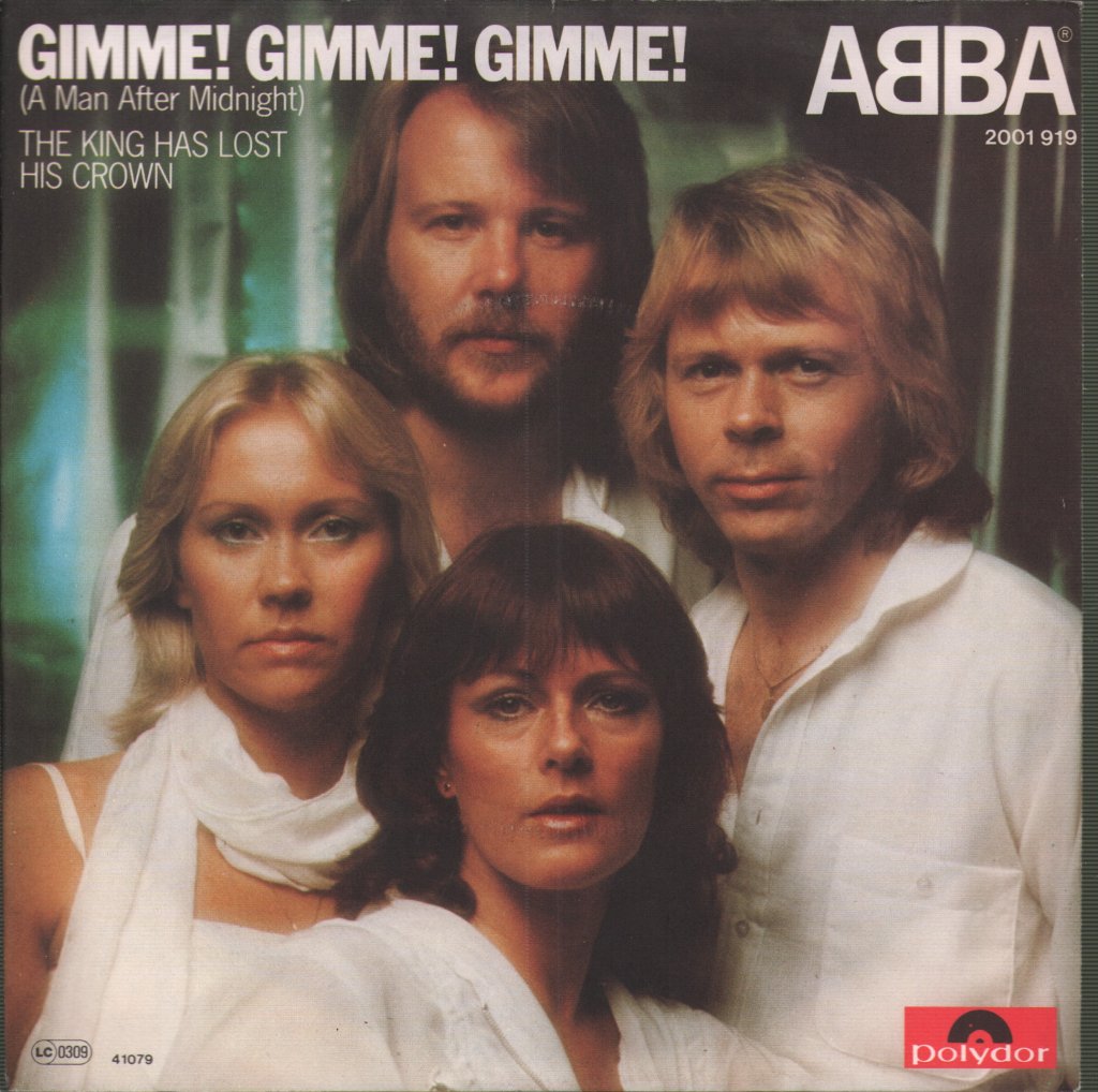 ABBA - Gimme! Gimme! Gimme! (A Man After Midnight) - 7 Inch