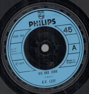 A.v.levy - Big Bad John - 7 Inch