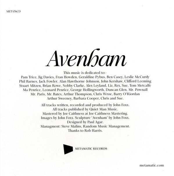 John Foxx - Avenham - Cd