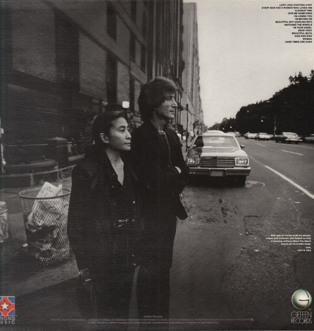 John Lennon And Yoko Ono - Double Fantasy - Lp