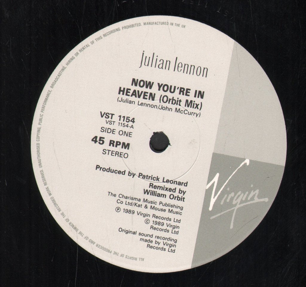 Julian Lennon - Now You're In Heaven - 12 Inch