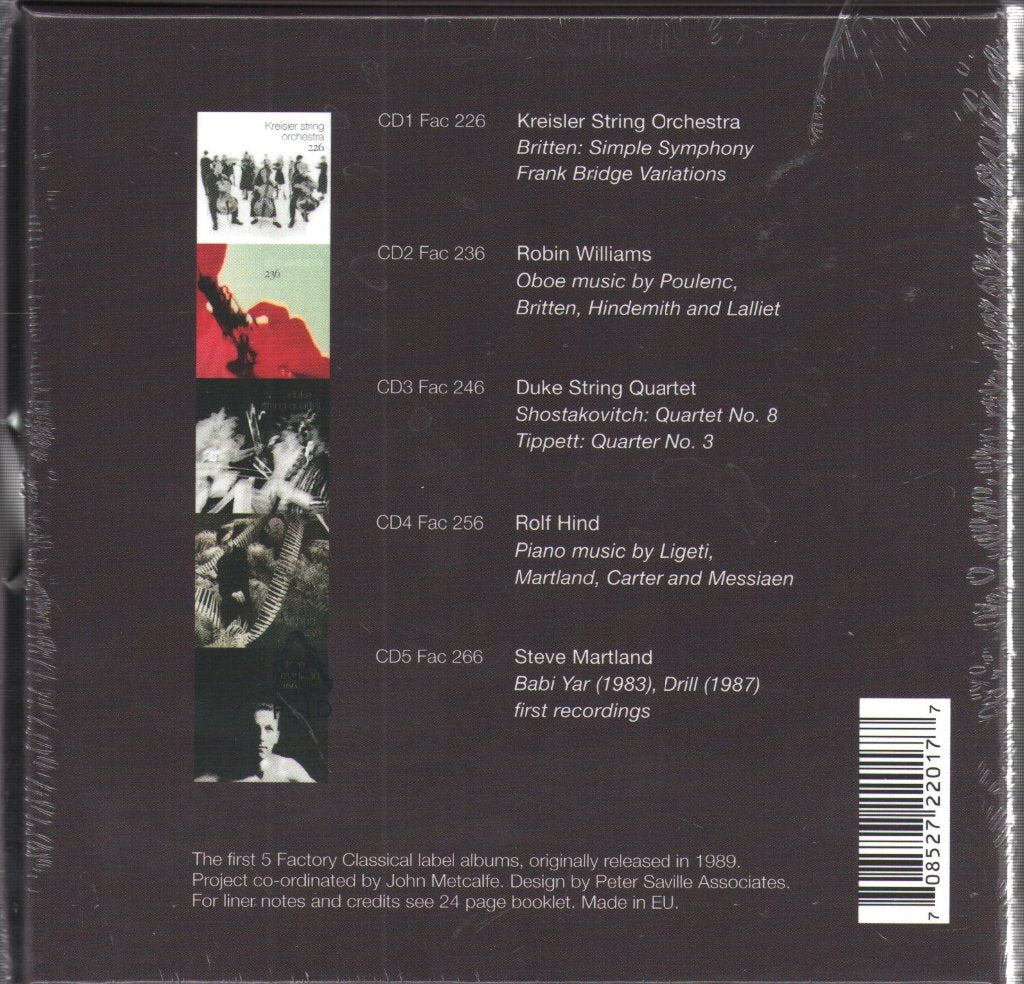 Various Artists - Factory Classical Label - Cd Box Set