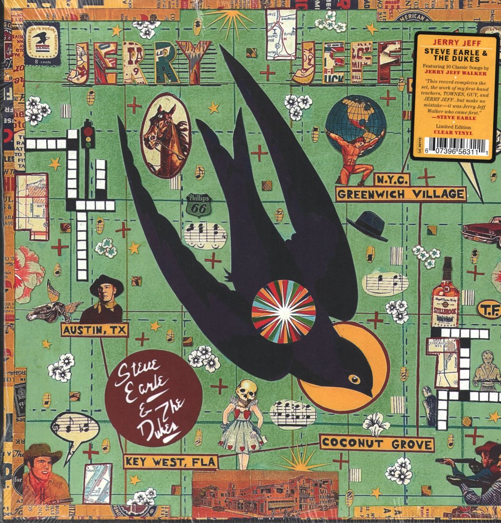 Steve Earle And The Dukes - Jerry Jeff - Lp