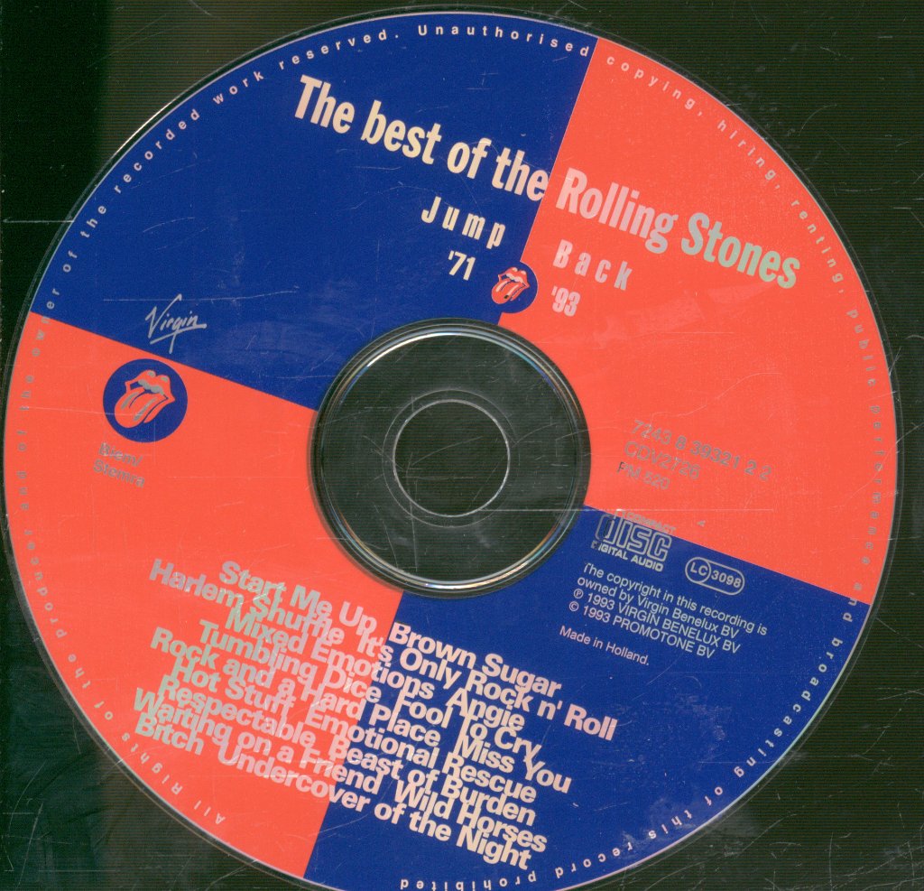 Rolling Stones - Jump Back (The Best Of The Rolling Stones '71 - '93) - Cd