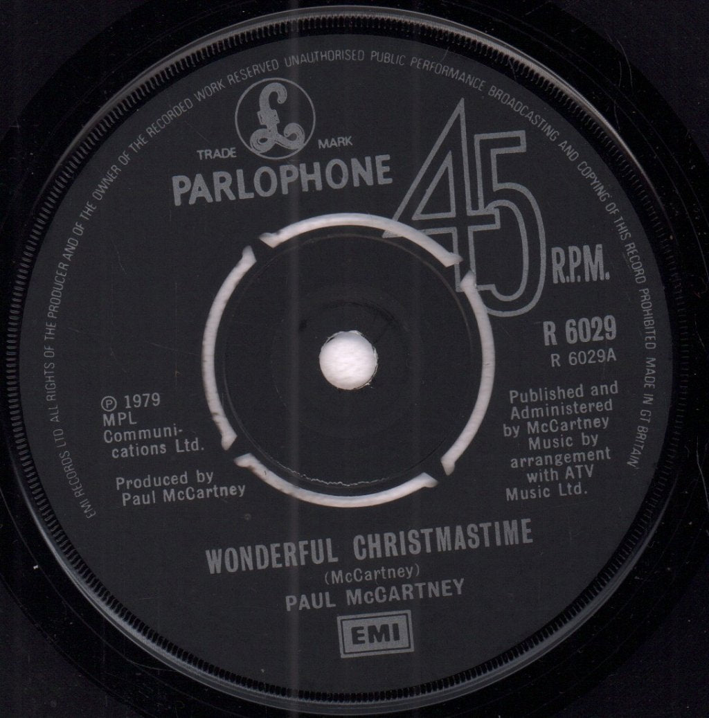 Paul McCartney - Wonderful Christmastime - 7 Inch