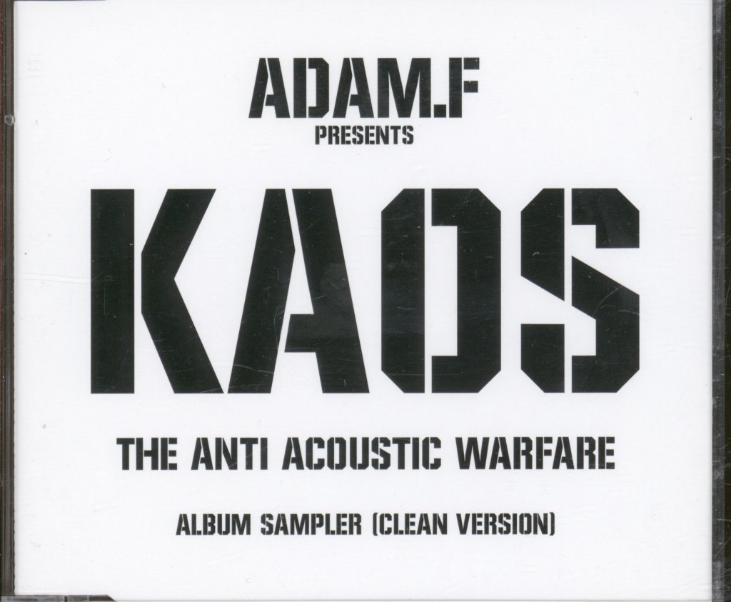 Adam F - Kaos: The Anti-Acoustic Warfare Album Sampler (Clean Version) - Cd