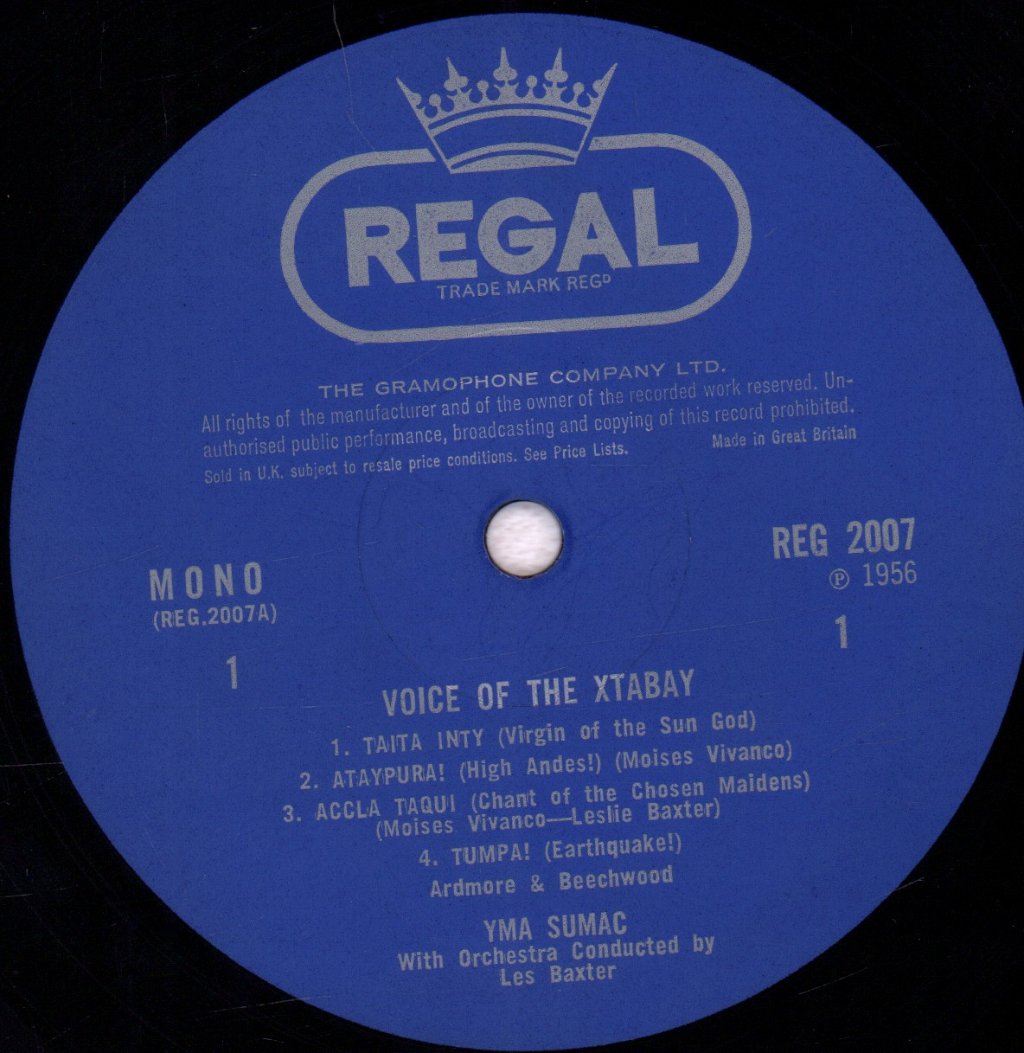 Yma Sumac - Voice Of The Xtabay - Lp