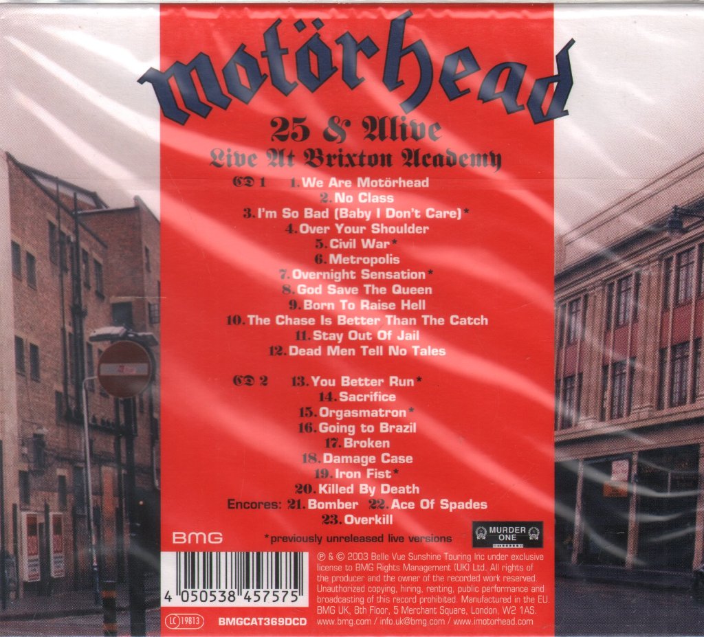 Motorhead - Live At Brixton Academy - Double Cd