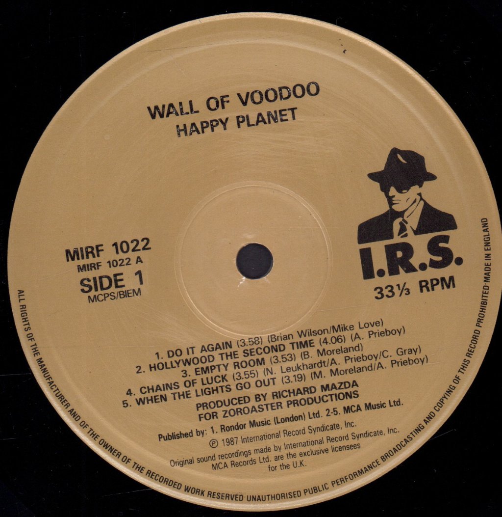 Wall Of Voodoo - Happy Planet - Lp