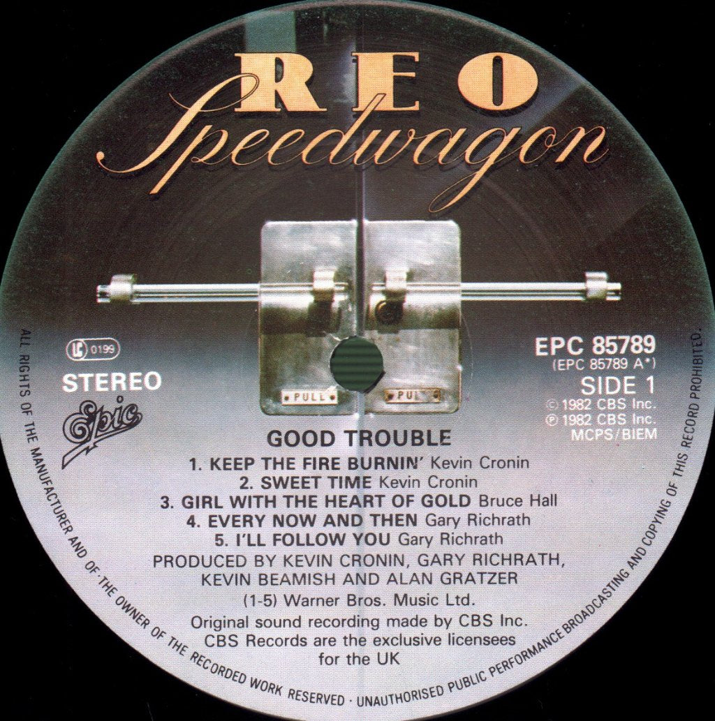 REO Speedwagon - Good Trouble - Lp