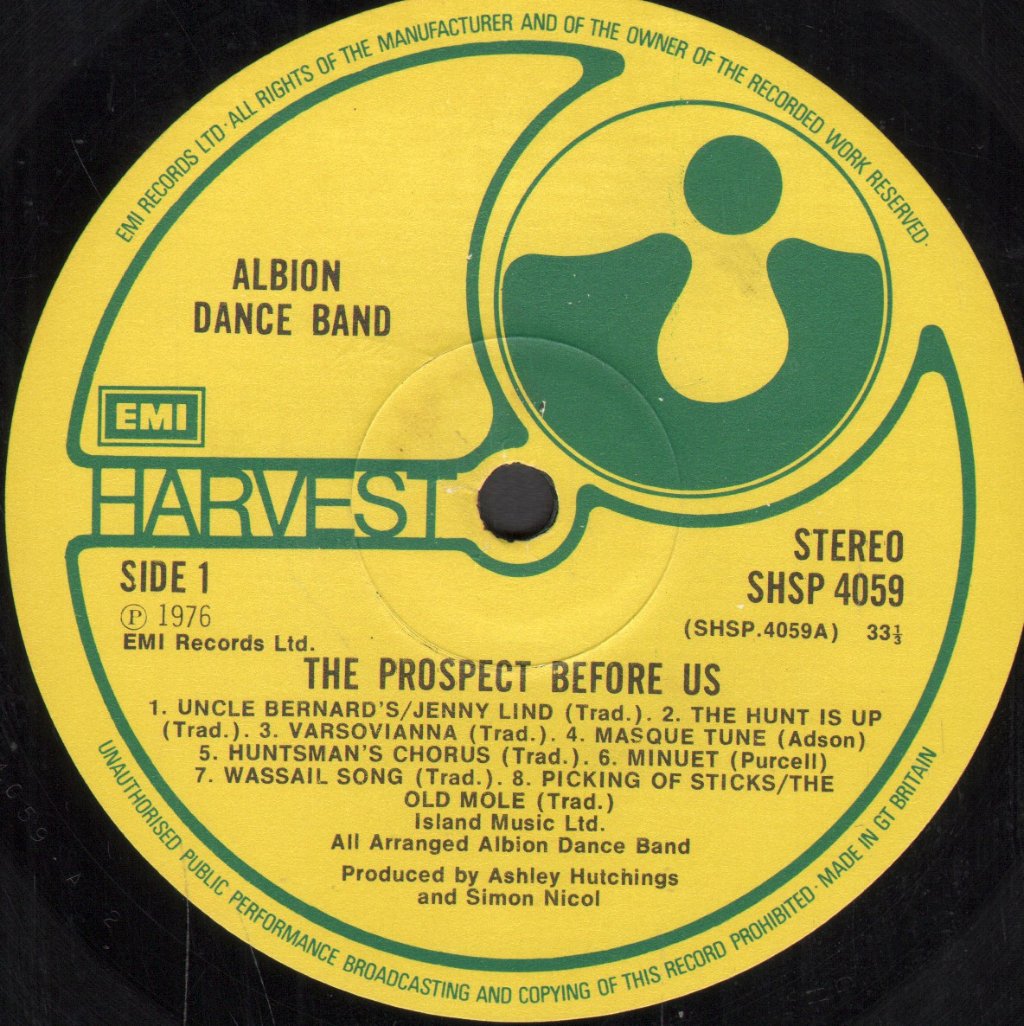 Albion Dance Band - Prospect Before Us - Lp