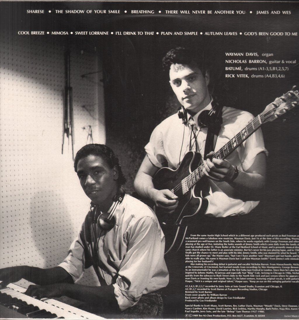 Wayman Davis And Nicholas Barron - Wayman Davis And Nicholas Barron - Lp