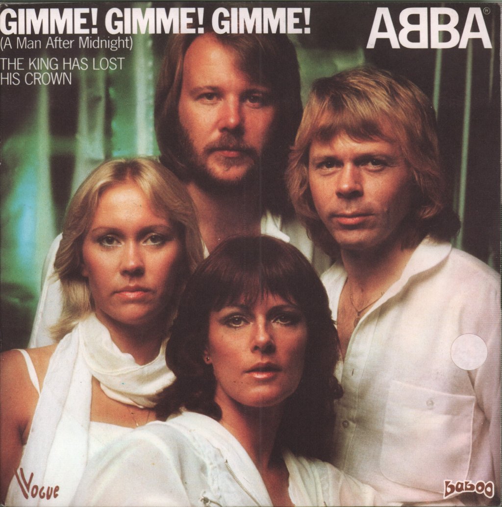 ABBA - Gimme! Gimme! Gimme! (A Man After Midnight) - 7 Inch