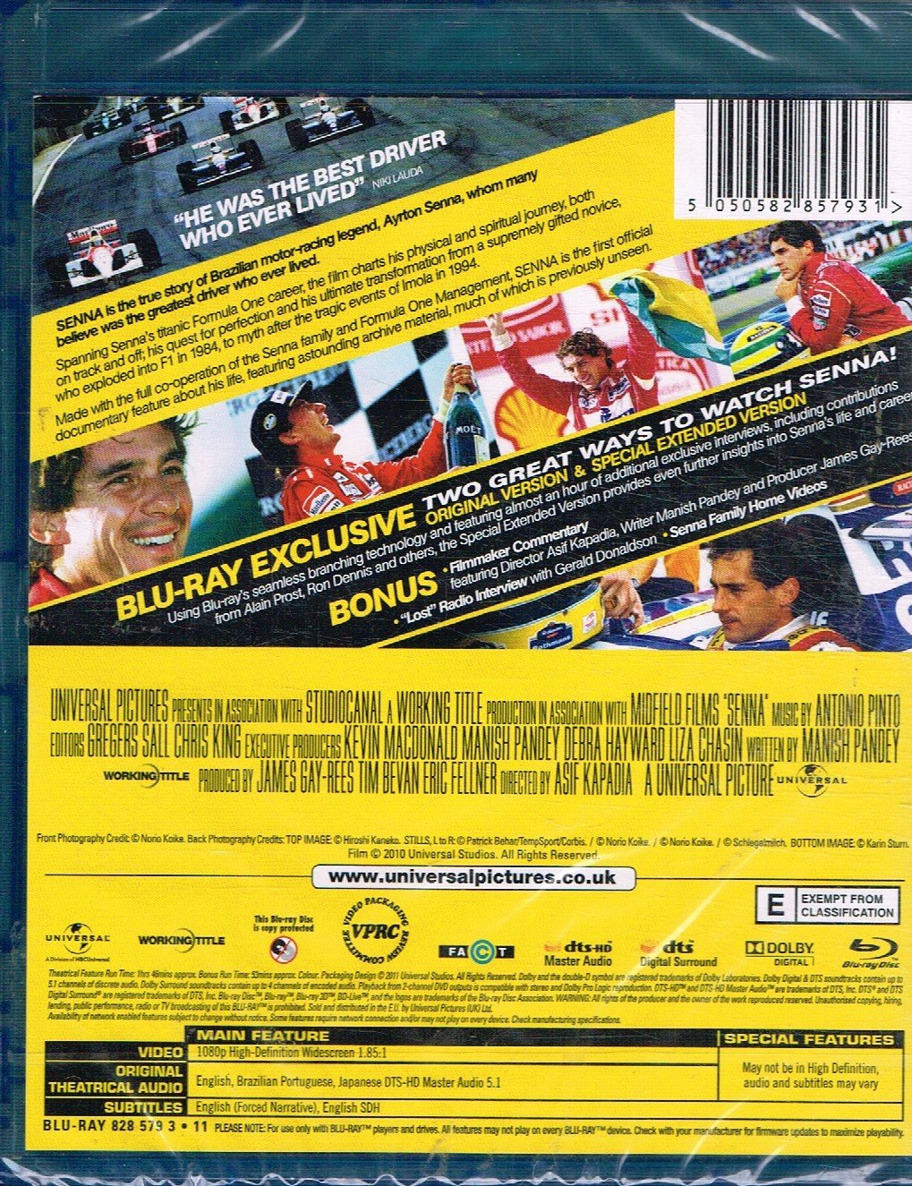 Senna - Senna - Blu-Ray