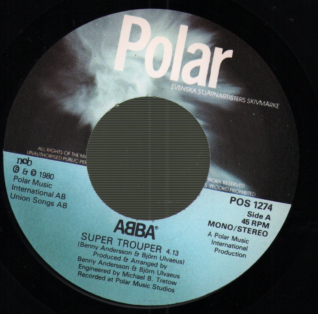 ABBA - Super Trouper / The Piper - 7 Inch