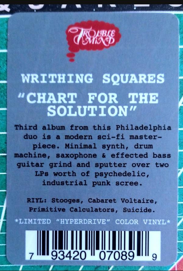 Writhing Squares - Chart For The Solution - Double Lp