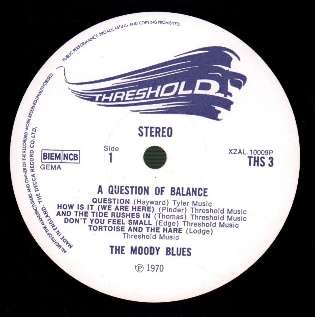 Moody Blues - A Question Of Balance - Lp