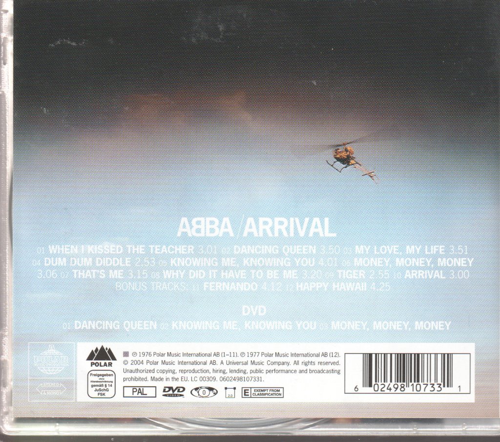 ABBA - Arrival - Cd/Dvd