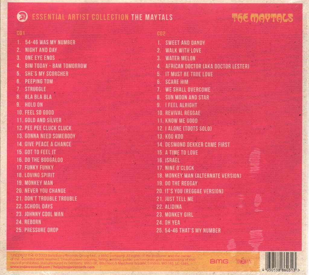 Maytals - Essential Artist Collection - Double Cd