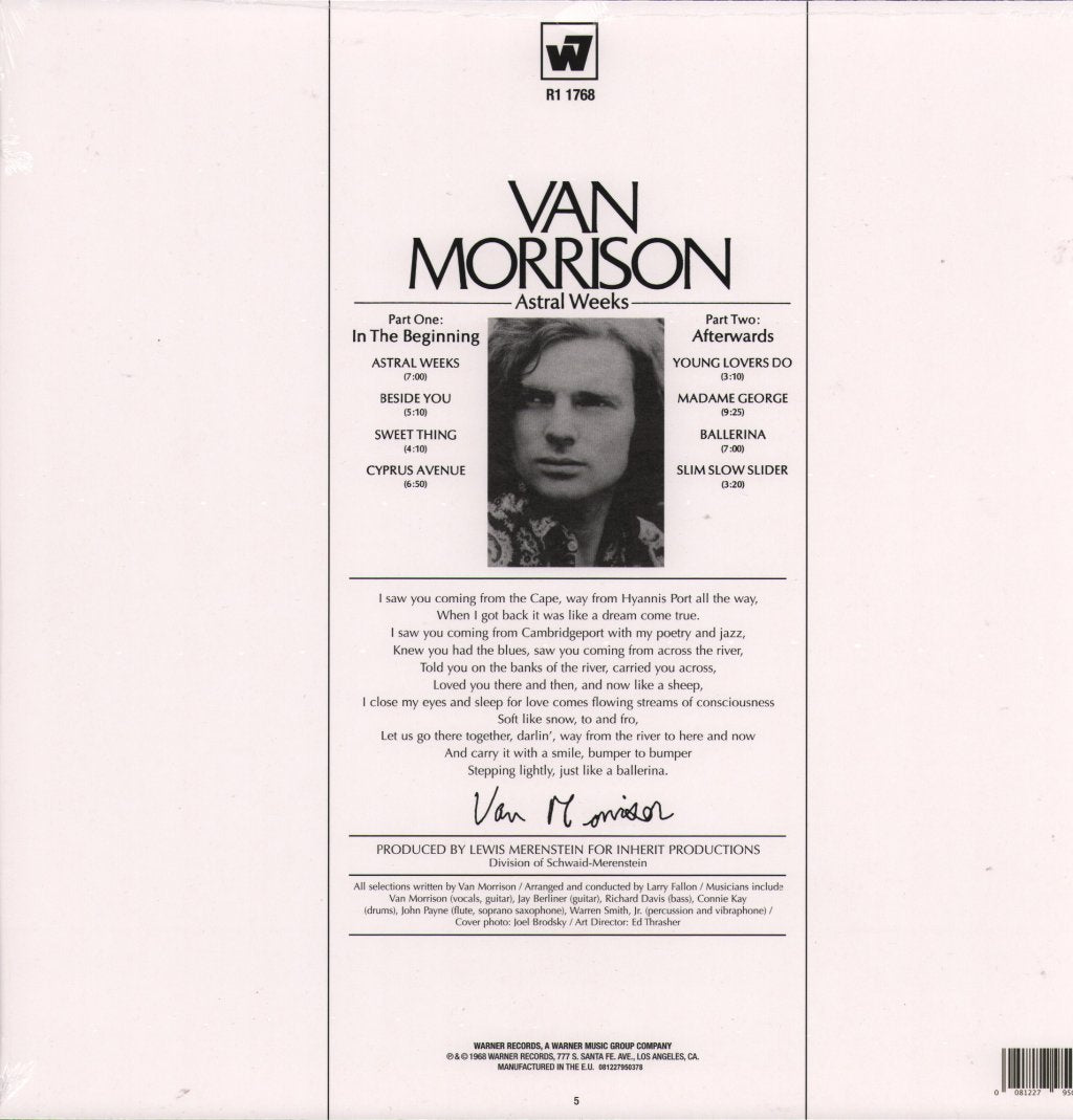 Van Morrison - Astral Weeks - Lp