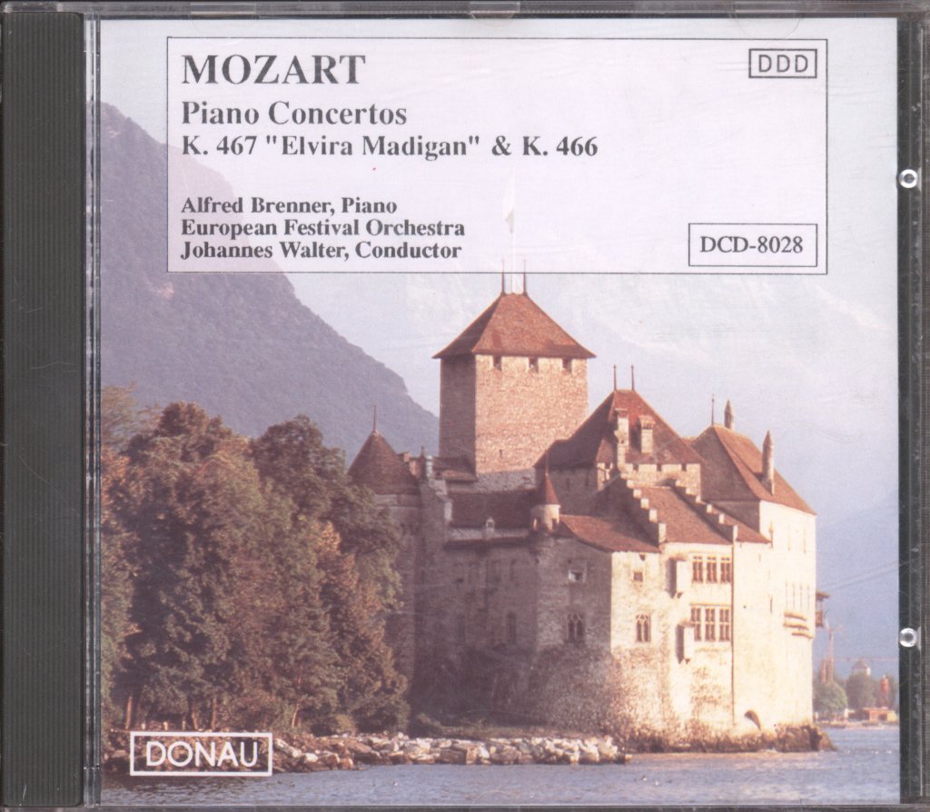 Alfred Brenner, European Festival Orchestra - Mozart - Piano Concertos K. 467 "Elvira Madigan" & K. 466 - Cd