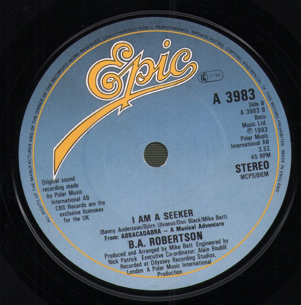 Frida And B.A. Robertson - Time - 7 Inch