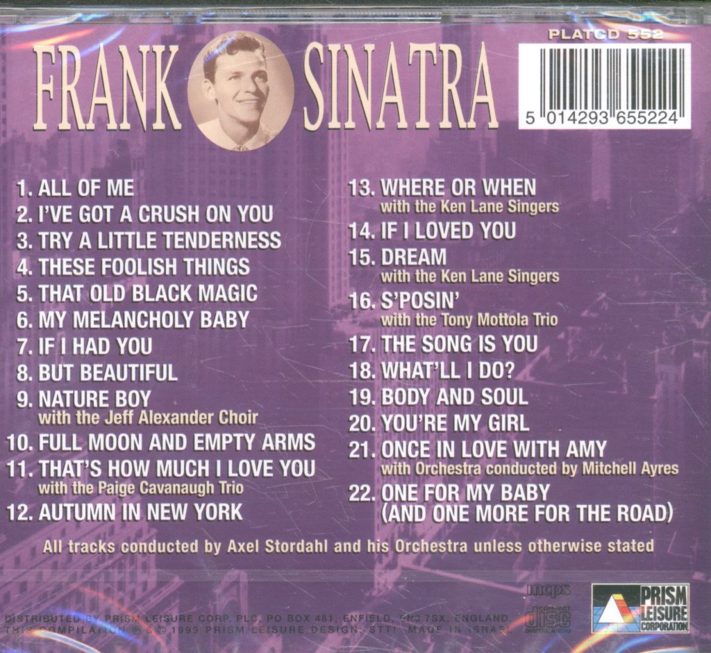 Frank Sinatra - All Of Me - Cd