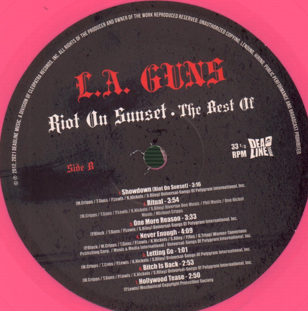 L.A. Guns - Riot On Sunset - The Best Of - Lp