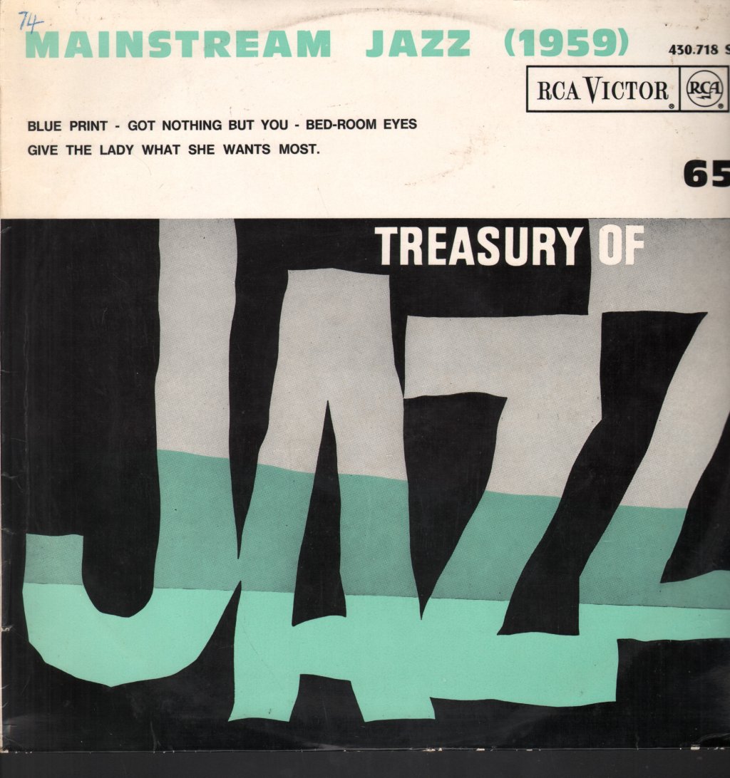 Andy Gibson And His Orchestra / The Mainstream Sextet - Mainstream Jazz (1959) - Lp