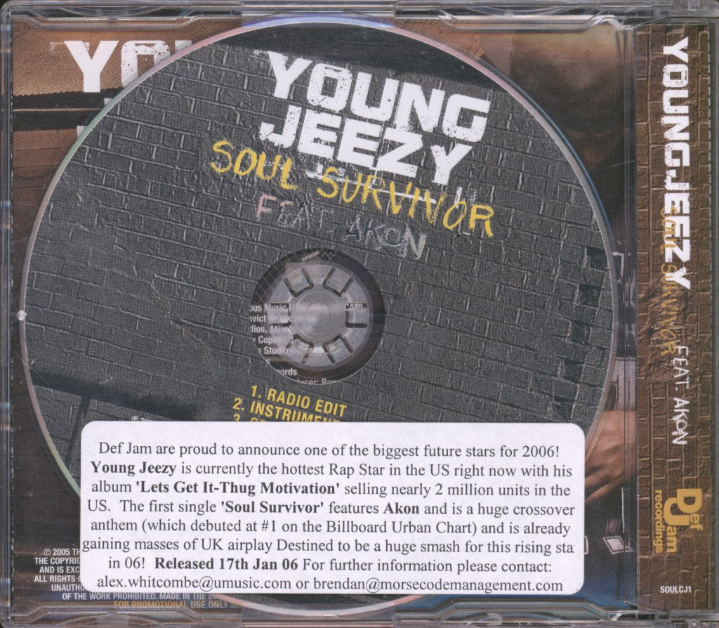 Young Jeezy - Soul Survivor - Cd