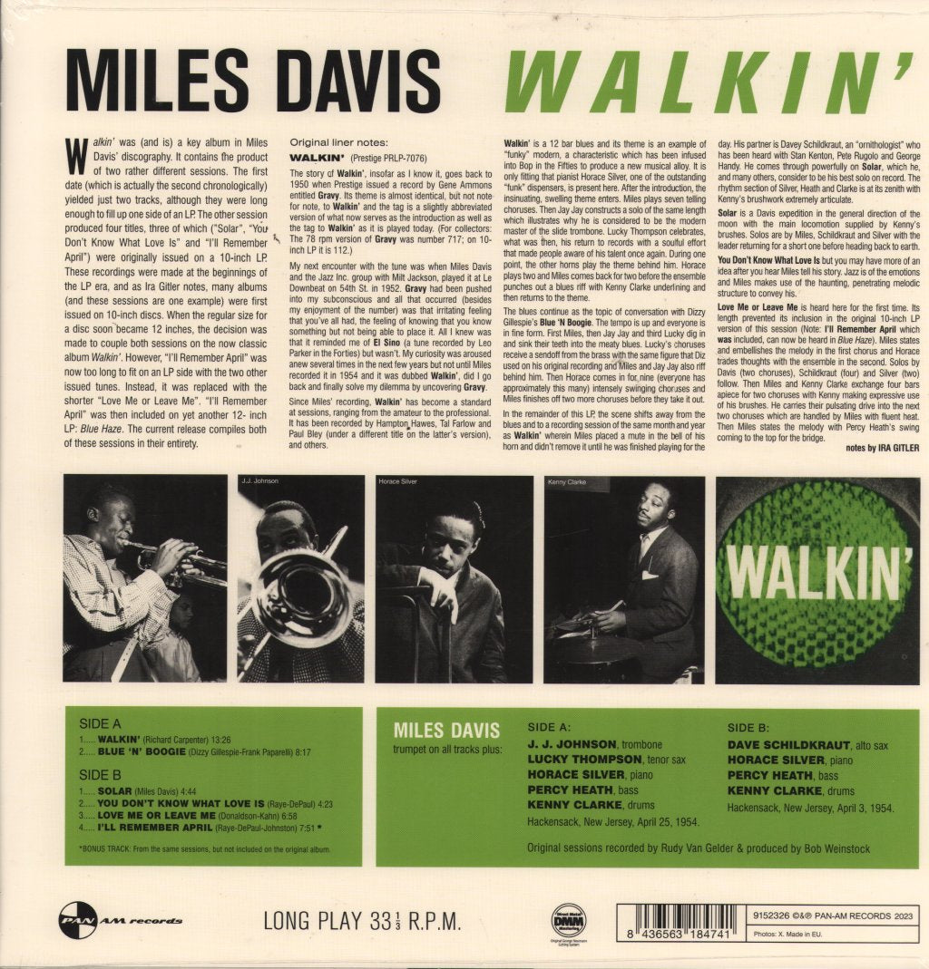 Miles Davis All Stars - Walkin - Lp