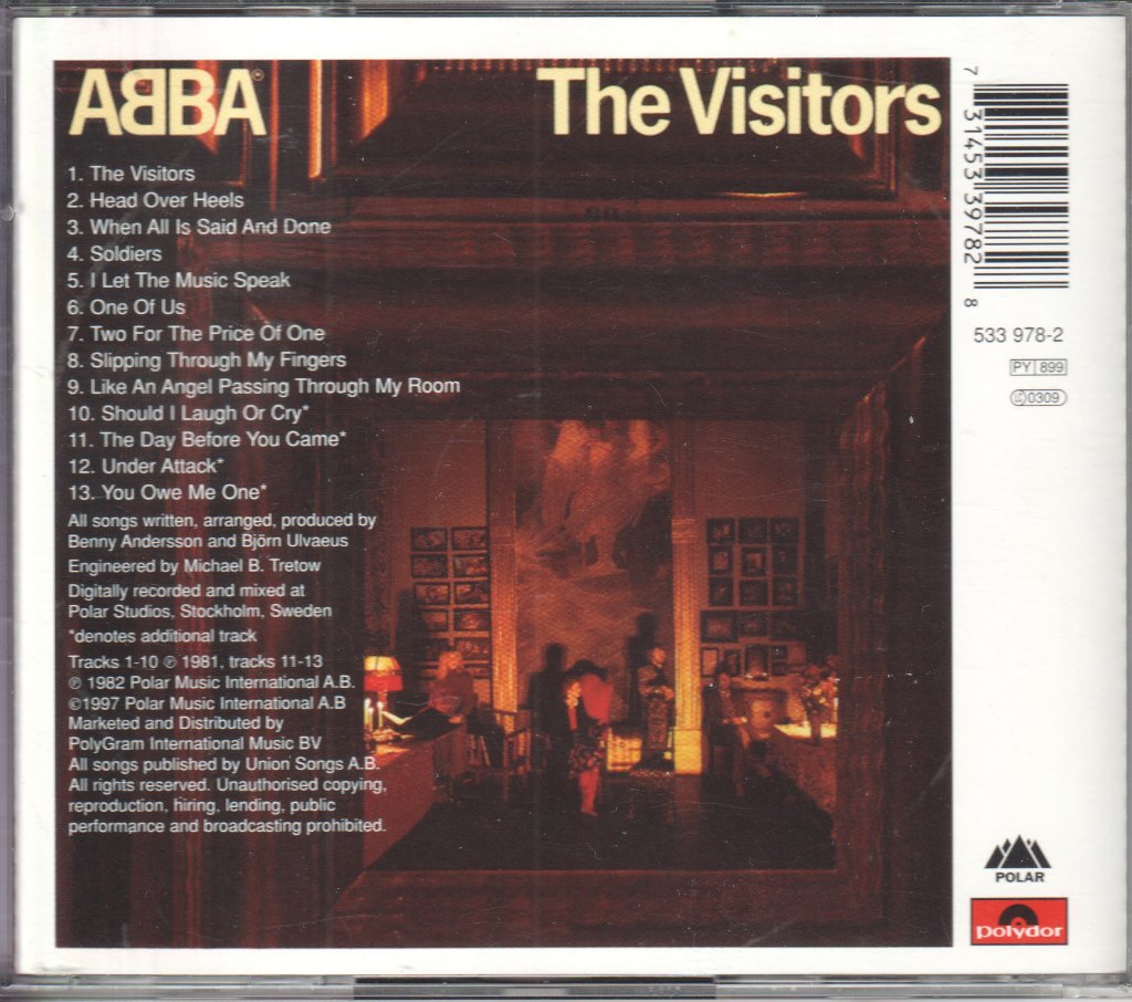 ABBA - Visitors - Cd