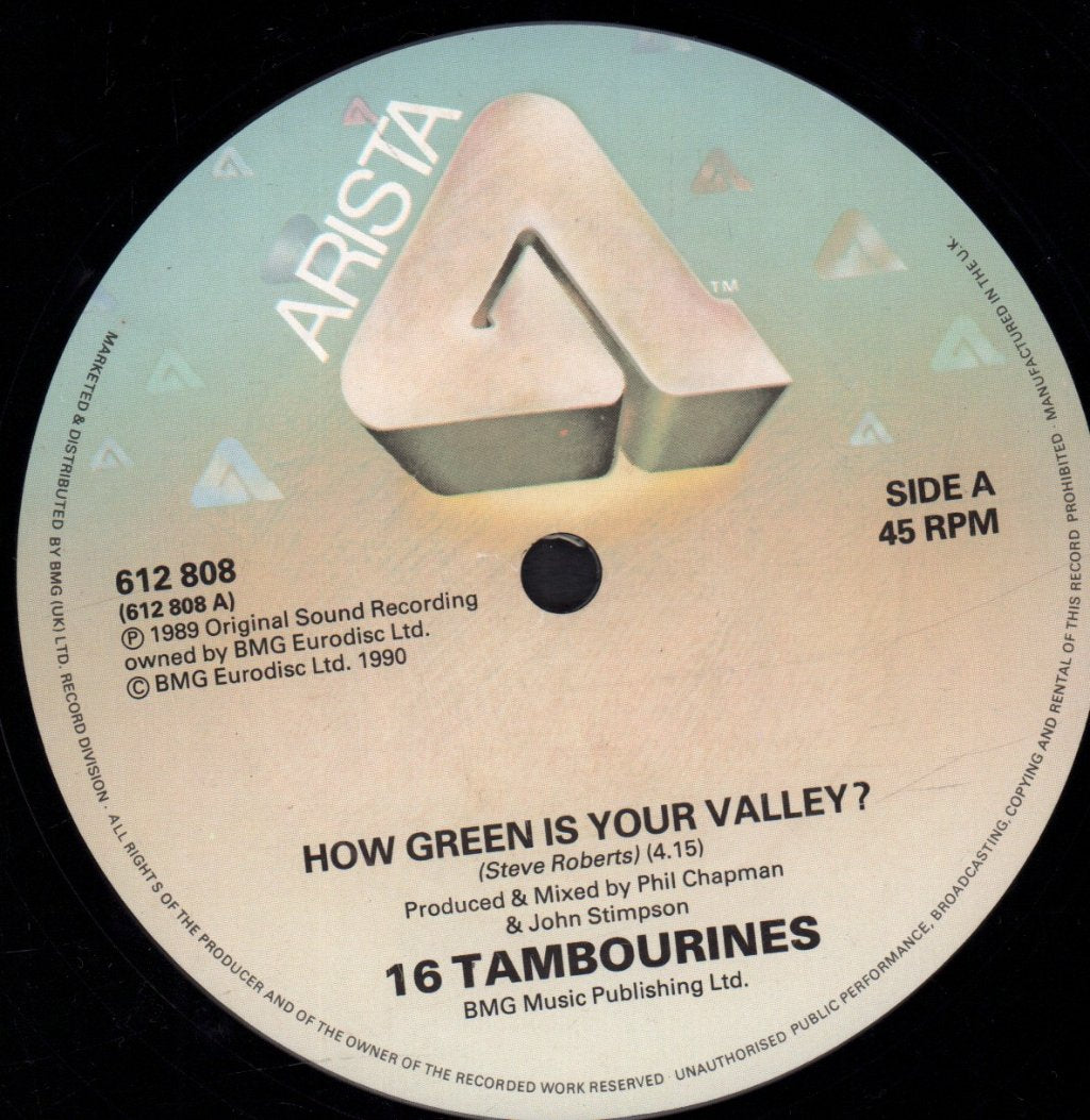 16 Tambourines - How Green Is Your Valley - 12 Inch