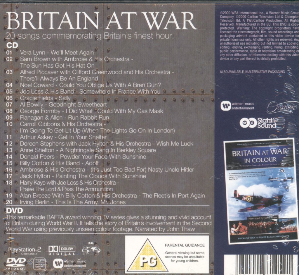 Various Artists - Britain At War - Cd/Dvd