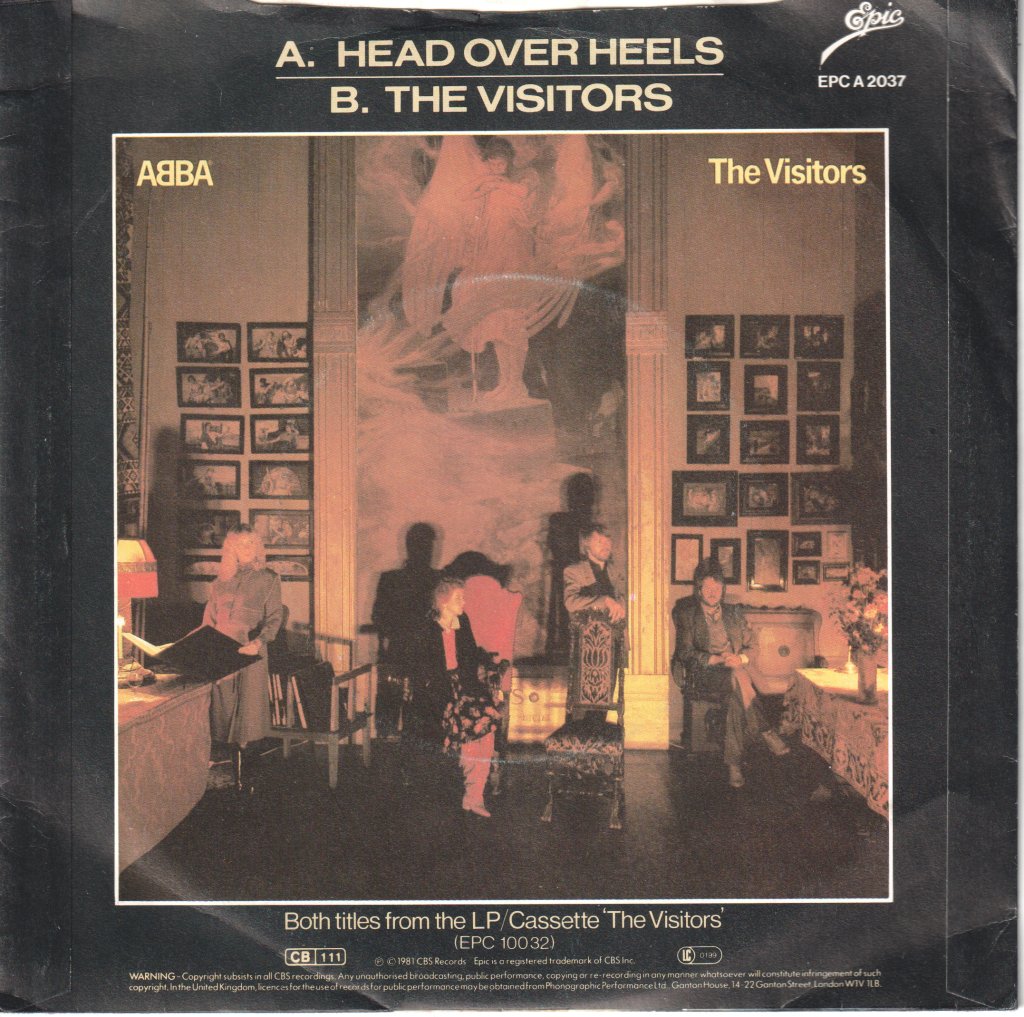 ABBA - Head Over Heels - 7 Inch