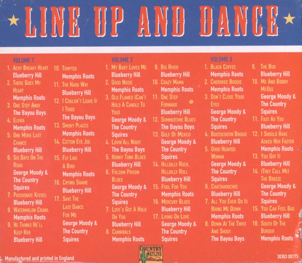 Various Artists - Line Up And Dance Best of New Country Line Dance - Triple Cd