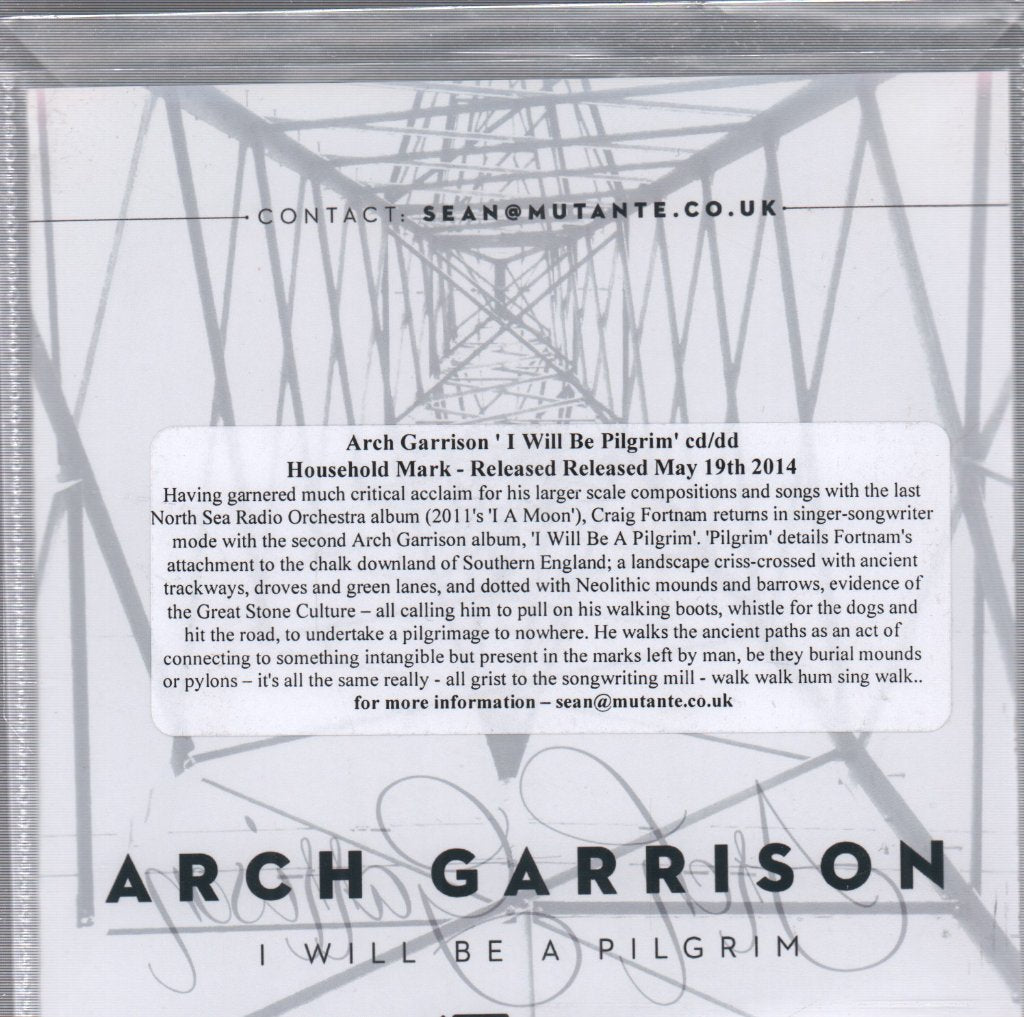 Arch Garrison - I Will Be A Pilgrim - Cdr