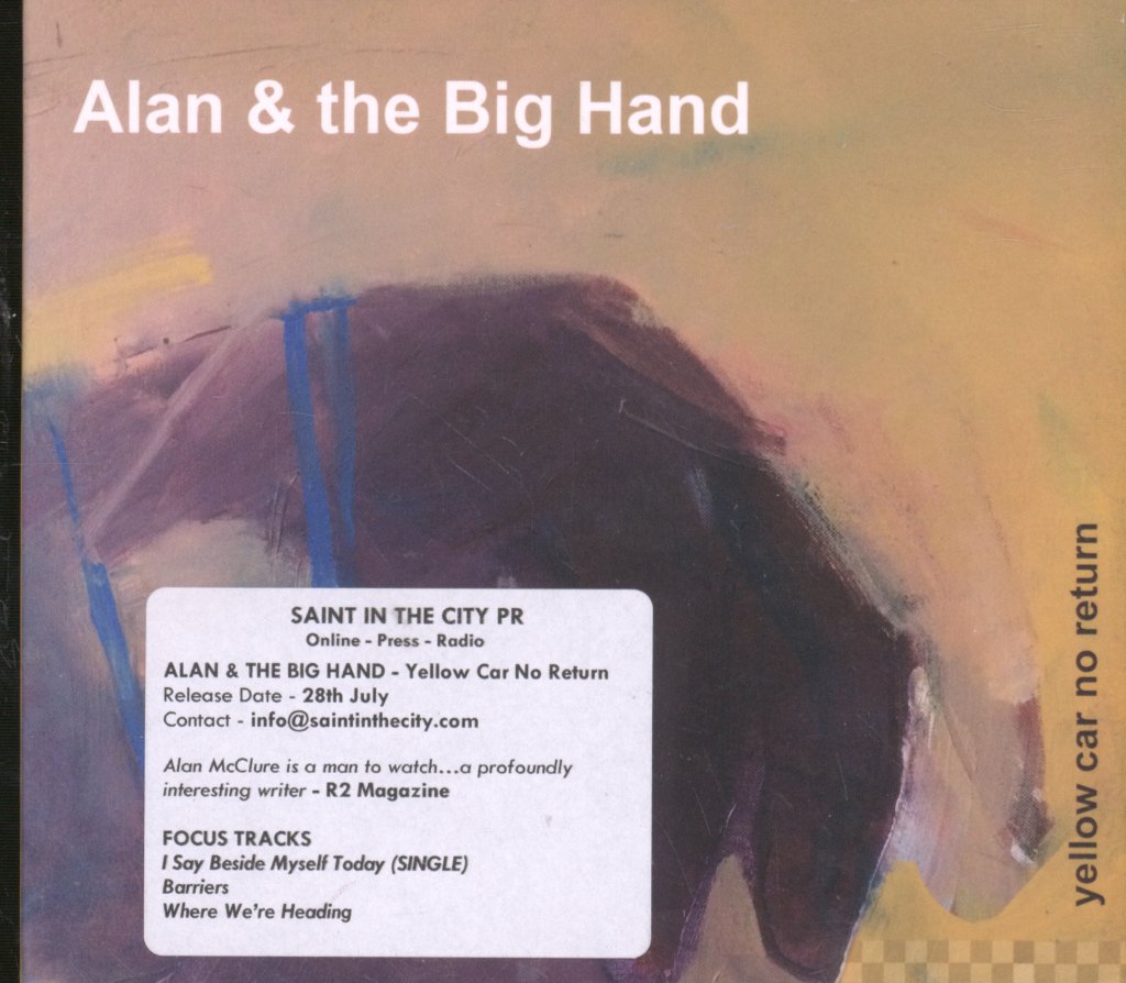 Alan & The Big Hand - Yellow Car No Return - Cd