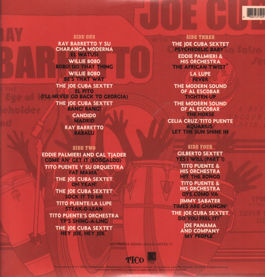 Various Artists - Hit the Bongo! The Latin Soul of Tico Records - Double Lp