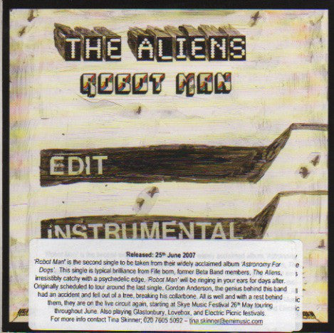 Aliens (Indie Group) - Robot Man - Cdr