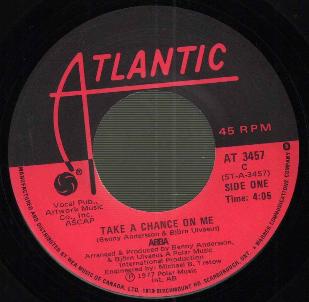 ABBA - Take A Chance On Me - 7 Inch