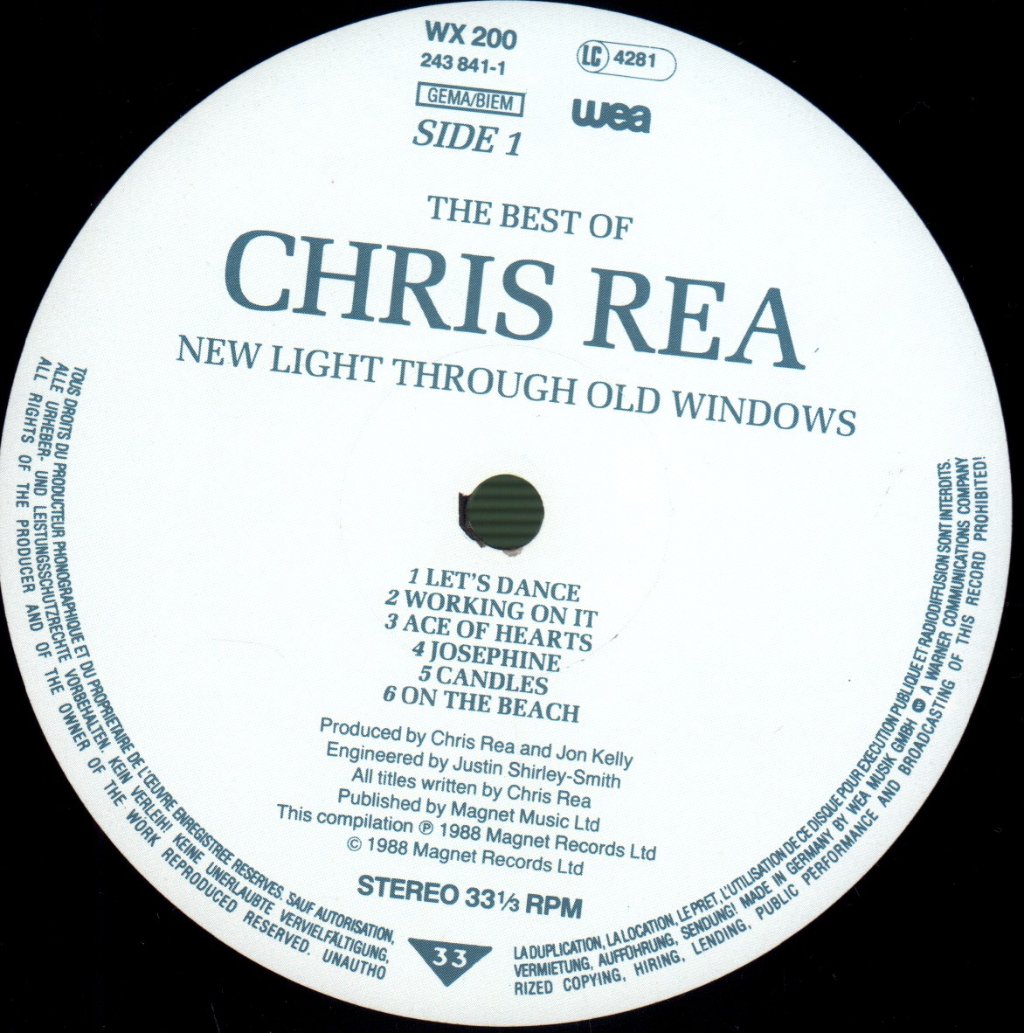 Chris Rea - New Light Through Old Windows (Best Of) - Lp