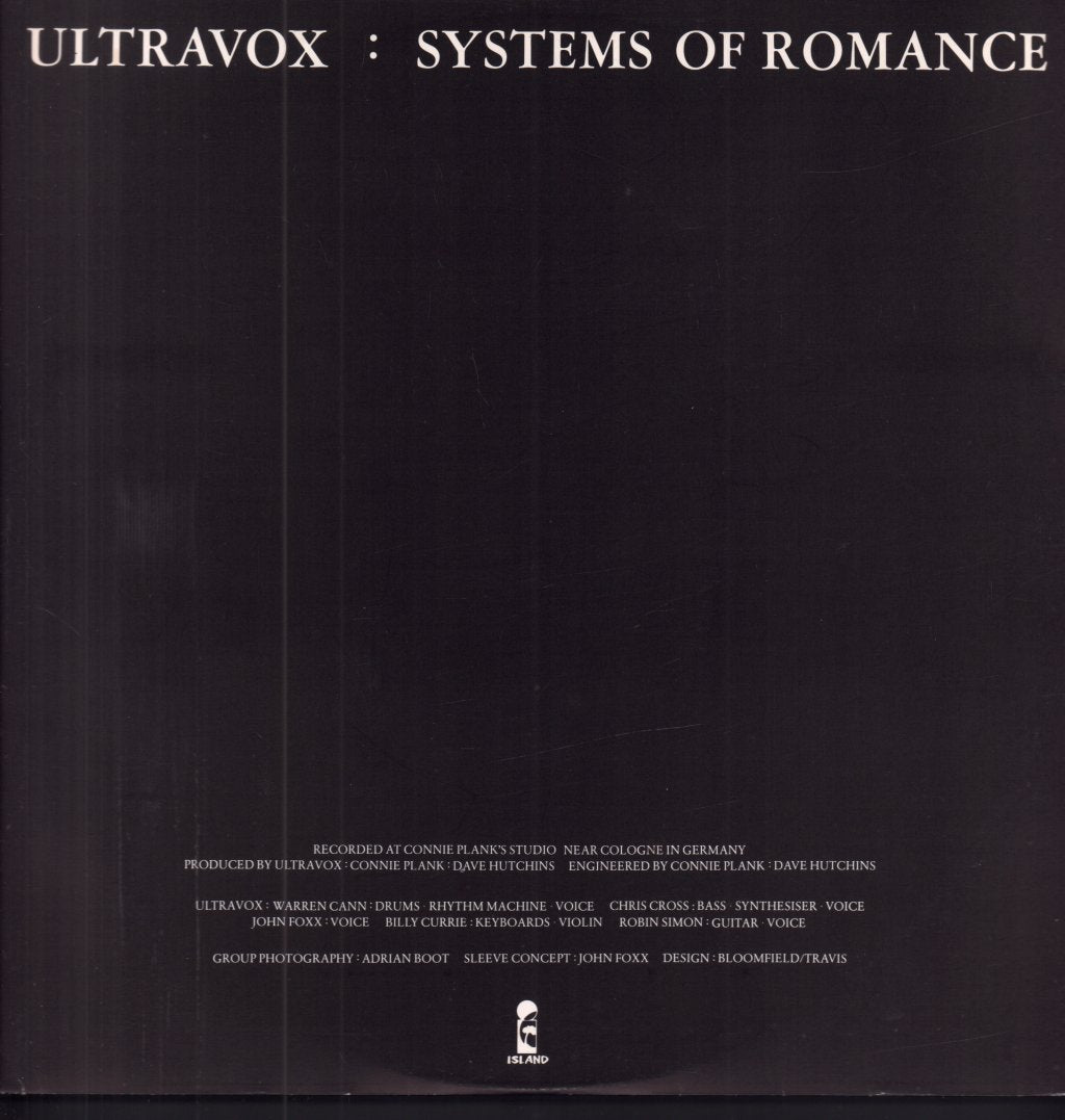 Ultravox - Systems Of Romance - Lp