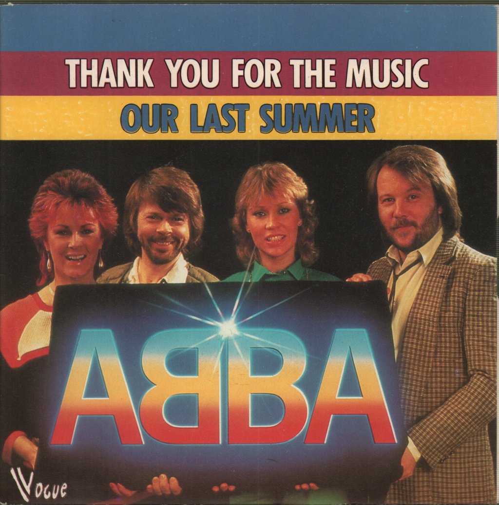 ABBA - Thank You For The Music / Our Last Summer - 7 Inch