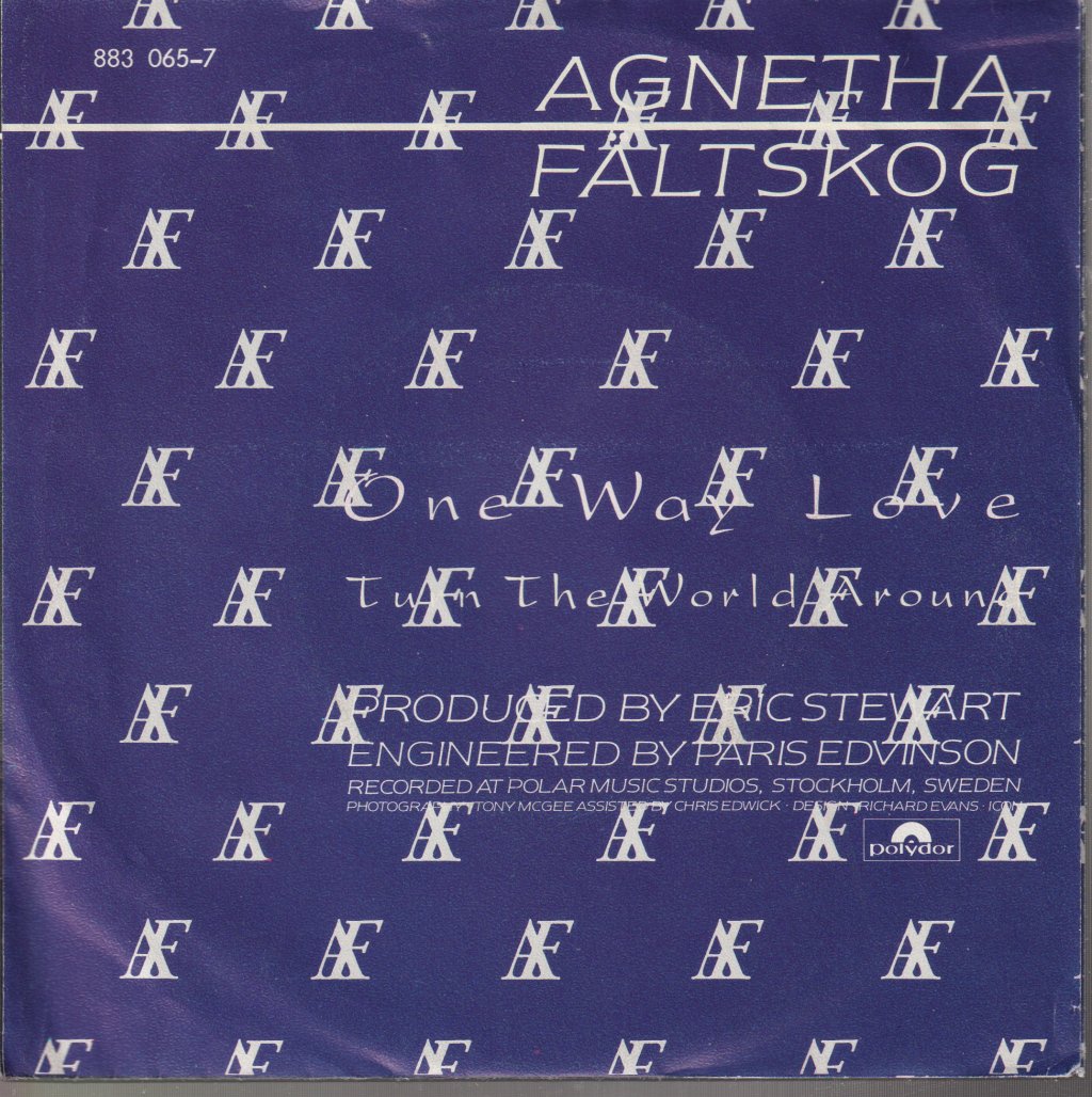 Agnetha Fältskog - One Way Love - 7 Inch