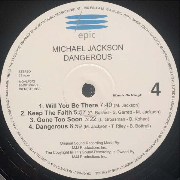 Michael Jackson - Dangerous - Double Lp