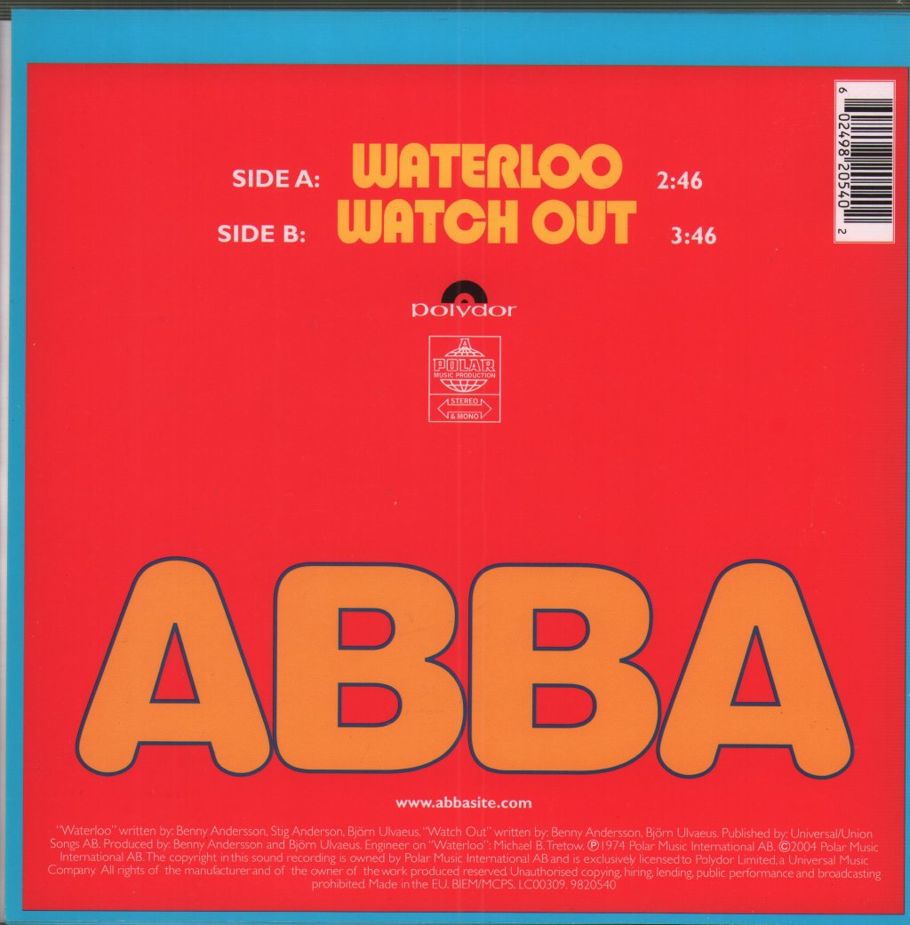 ABBA - Waterloo - 7 Inch