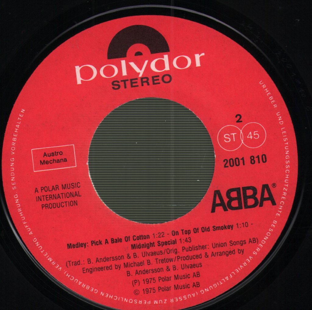 ABBA - Summer Night City - 7 Inch