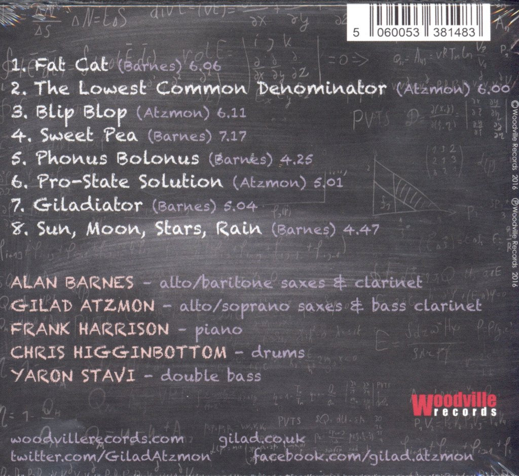 Gilad Atzmon / Alan Barnes - Lowest Common Denominator - Cd